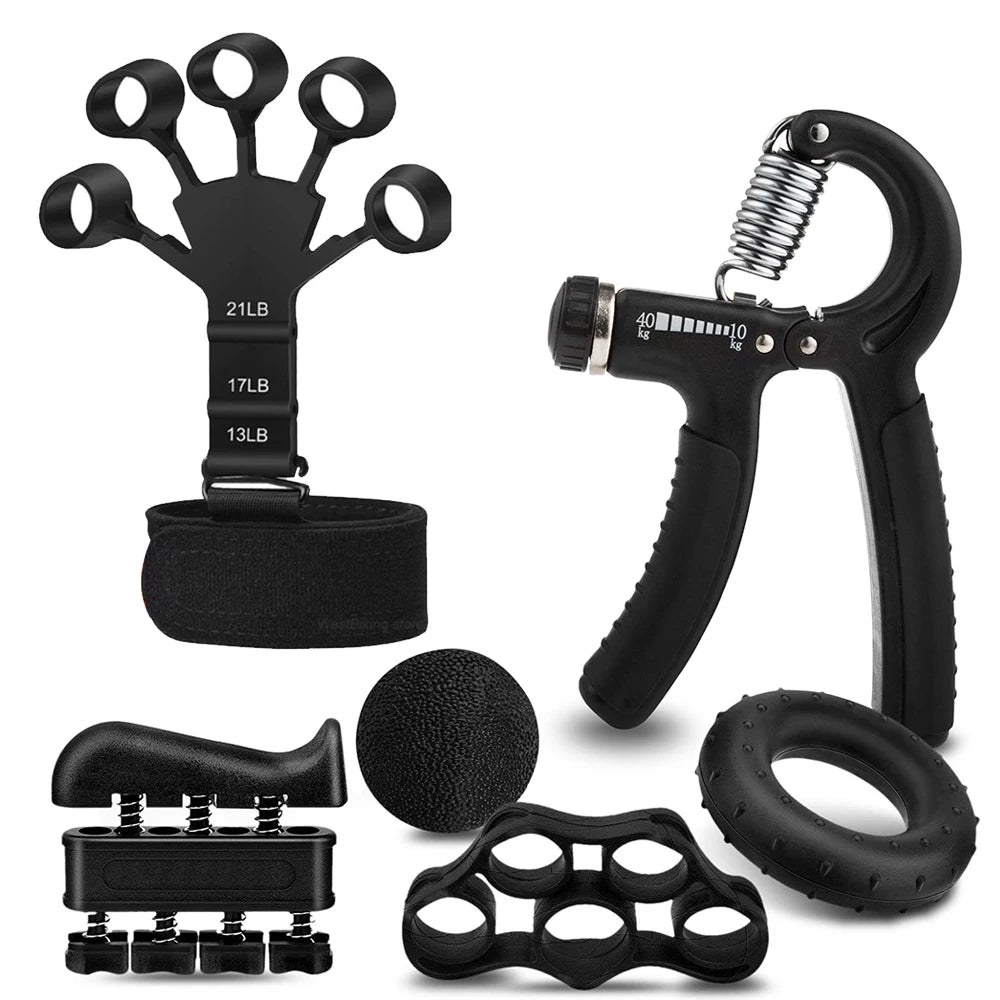 Adjustable 5-60Kg Adjustable Grip Strength Set With Multiple Exercises