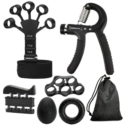 Adjustable 5-60Kg Adjustable Grip Strength Set With Multiple Exercises